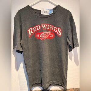 NHL Red Wings Charcoal Tee